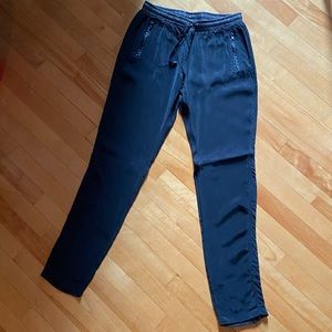 Monari black drawstring pants